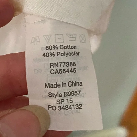 J. Crew Cream Embellished Raglan Top - Picture 5 of 5